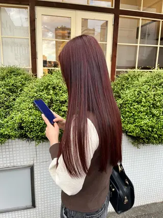 ロング 🎀透明感カラー🎀 稲垣至恩🎀のヘアスタイル