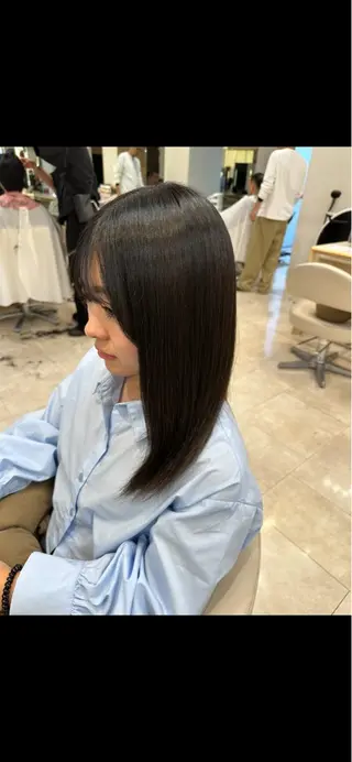 ロング カラー 艶髪 黄金比みくのヘアスタイル