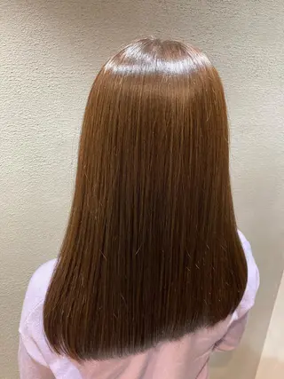 セミロング カラー 豊中/メンズ特化 岡田 龍之介のヘアスタイル