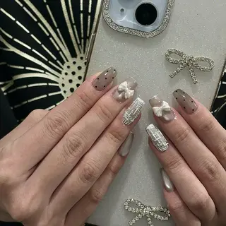 ネイル パラあり！フィルイン 美フォルムのネイルデザイン