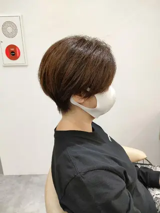 ショート 【似合わせ・レイヤー ・パーマ】海気のヘアスタイル