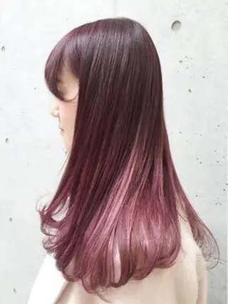 セミロング 松戸　レイヤーカット 野口　康太郎のヘアスタイル