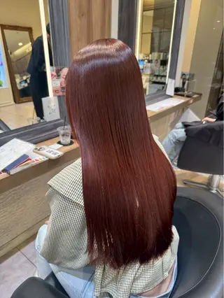 ロング カラー 暖色カラー💞🎀 ゆいのヘアスタイル