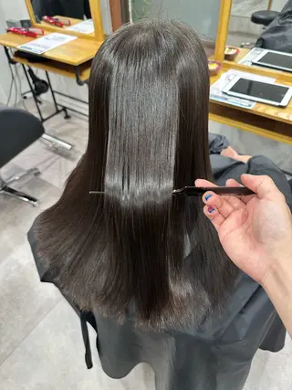 ロング 《髪質改善・縮毛矯正 /ブリーチ》坂本爽のヘアスタイル