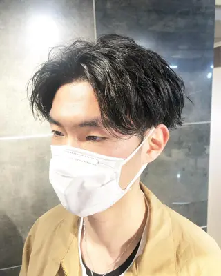 パーマ ヘアアレンジ メンズ メンズ特化✂️栗原 侑也のヘアスタイル