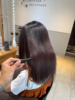 セミロング eins.hair所属・過去一の柔髪ヘア 🌿einshairのヘアスタイル