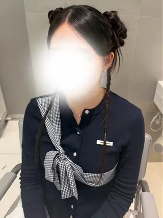 ヘアアレンジ ヘアセット🎀耳つぼ 👂💎MONAMIのヘアスタイル