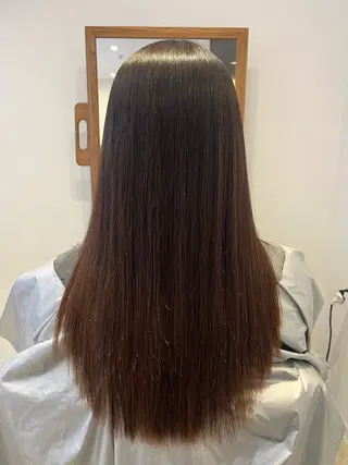 ロング 佐藤 佳奈のヘアスタイル