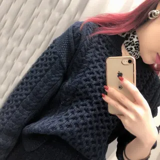 ミディアム カラー ヘアアレンジ yoshino yukoのマツエク・マツパデザイン