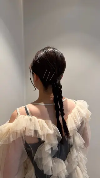 ヘアアレンジ 大人っぽ透明感カラー 🥂/ mayuのヘアスタイル