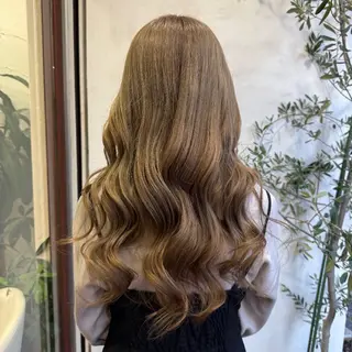 ロング カラー 原田 来実のヘアスタイル