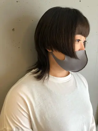 セミロング カラー 東 みのりのヘアスタイル