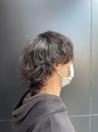 ショート パーマ 【柏メンズパーマ職人 】店長　KAZUMAのヘアスタイル