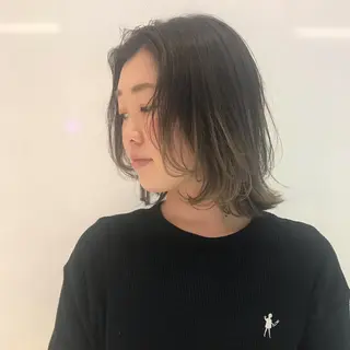 ミディアム カラー レイヤー/ブリーチ HIKARU ♡のヘアスタイル