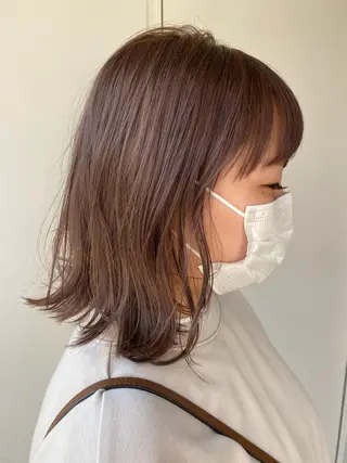 ショート カラー 艶カラー/似合わせ 💖Emmy💖のヘアスタイル