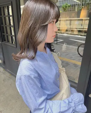 セミロング ✨レディースカット モデル募集✨イブキのヘアスタイル