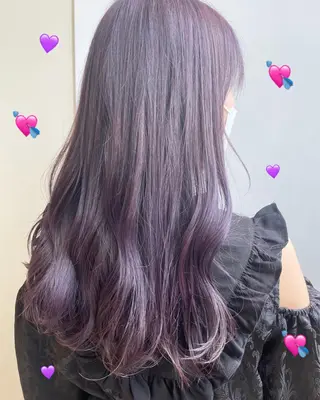 セミロング カラー 新宿駅近♡個室 ♡関口三都季🌜のヘアスタイル