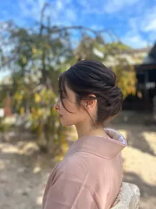 ヘアアレンジ make room Blissのヘアスタイル