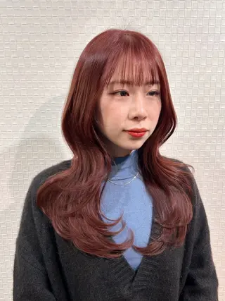 ロング カラー 柔らか垢抜けｶﾗｰと ｶｯﾄ🫧ASUKAのヘアスタイル