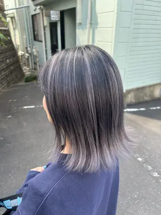 カラー ダブルスキルエクステ /羽エクステ白石宇由のヘアスタイル