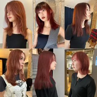 カラー Pia ツボイ ケイタのヘアスタイル