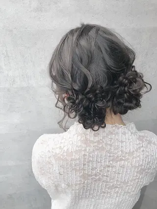 ロング 安和 大貴のヘアスタイル