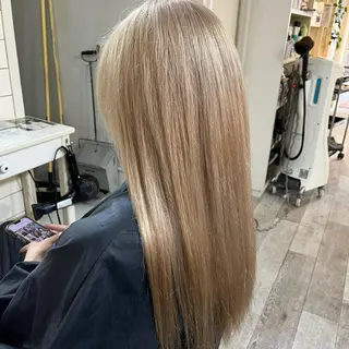 ロング カラー カラー職人 なかもと たつひろのヘアスタイル
