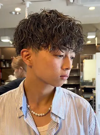 パーマ メンズ 年間2000名担当◎ パーマ職人/仲原佑樹のヘアスタイル