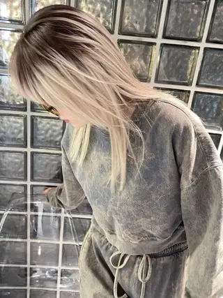 カラー ハイトーン特化 pepe🎀のヘアスタイル