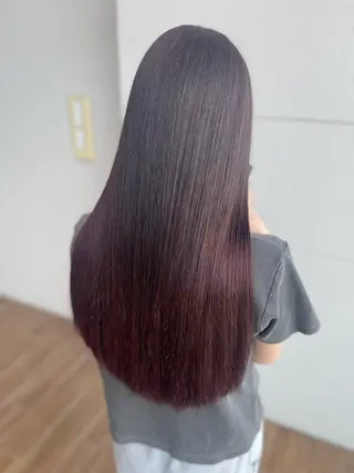 ロング カラー 志賀 美沙のヘアスタイル