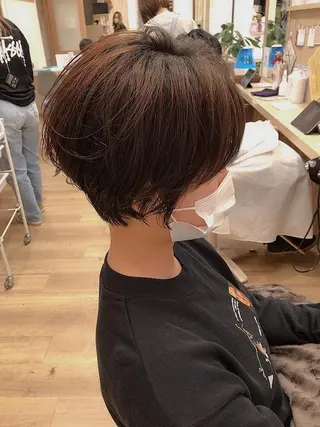 ショート メンズパーマ波巻き 🌳大森悠登🌳のヘアスタイル