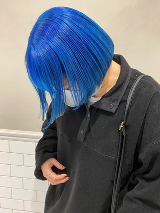 ショート ボブ/ミニボブ 透明感カラーkadoのヘアスタイル