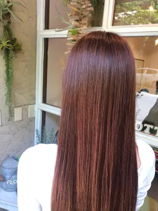 ロング カラー ニイムラ ミキのヘアスタイル