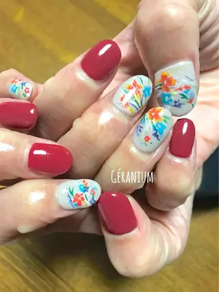 ネイル GéRanium Harukaのネイルデザイン