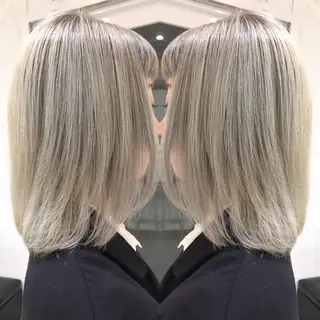 ミディアム カラー ヘアアレンジ 縮毛矯正 髪質改善寺坂雄飛💐のヘアスタイル