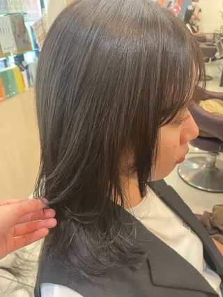 ミディアム カラー リリー /Men's/パーマのヘアスタイル