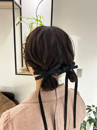 ミディアム 暖色カラー 奥村陽花のヘアスタイル