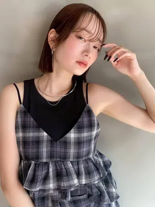 ロング レイヤー/暖色カラー /似合わせ/Moeのヘアスタイル