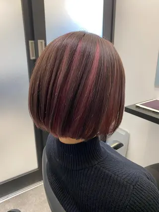 ショート カラー 【艶髪×韓国風】 毛流れ職人 RYOのヘアスタイル