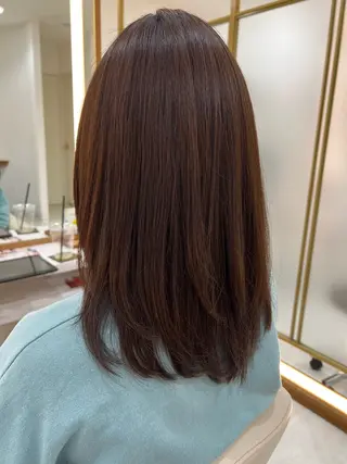 セミロング カラー ✨ナチュラル✨ 佐藤隆志のヘアスタイル