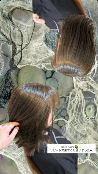 カラー 無料パーマモデル/ 🌟ひまり🌟のヘアスタイル