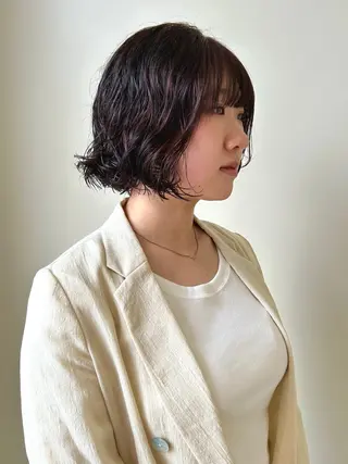ミディアム パーマ 矢場町/酸性ストレー ト/髪質改善/リオのヘアスタイル