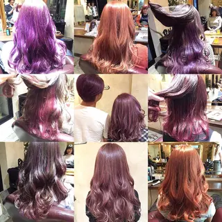 セミロング カラー 露木 啓介のヘアスタイル