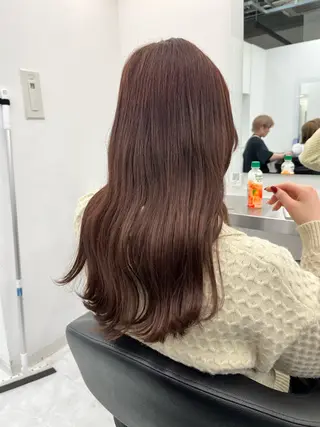 セミロング カラー ヘアアレンジ 愛されカラー🩷 はるなのヘアスタイル