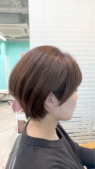 ショート カラー 柳井 健太のヘアスタイル