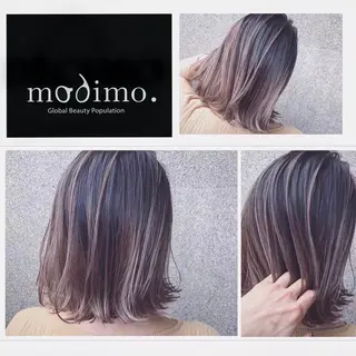 ミディアム カラー 瀬尾 加寿馬のヘアスタイル