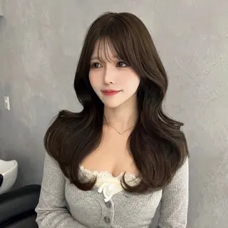 セミロング カラー 髪質改善/縮毛矯正 /DAIKIのヘアスタイル