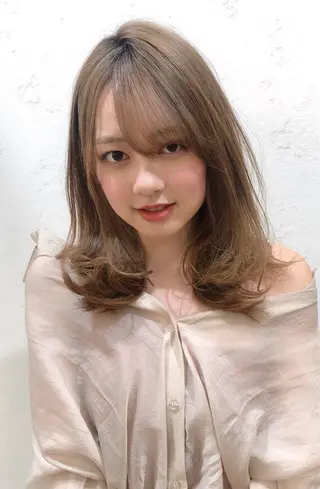 セミロング カラー パーマ ヘアアレンジ Londideal 高橋ヒロシのヘアスタイル