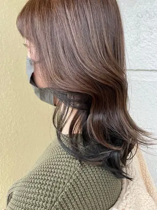 セミロング ☺︎宮田 麻衣☺︎のヘアスタイル