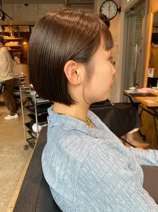 ショート レイヤー/大人ボブ 渡邉【日吉美容室】のヘアスタイル